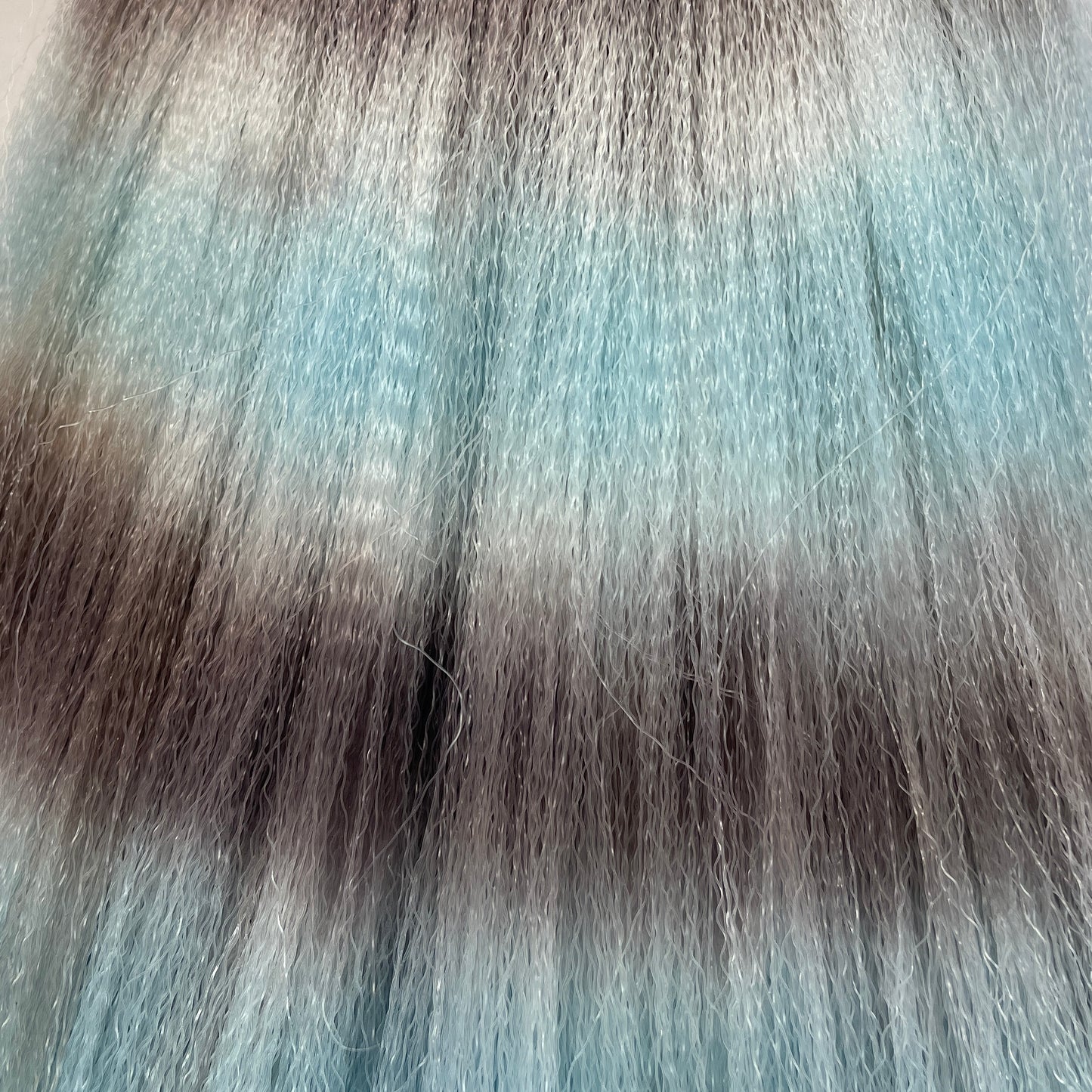 SPECIALTY DYED CRIMPED NYLON HAIR 8"