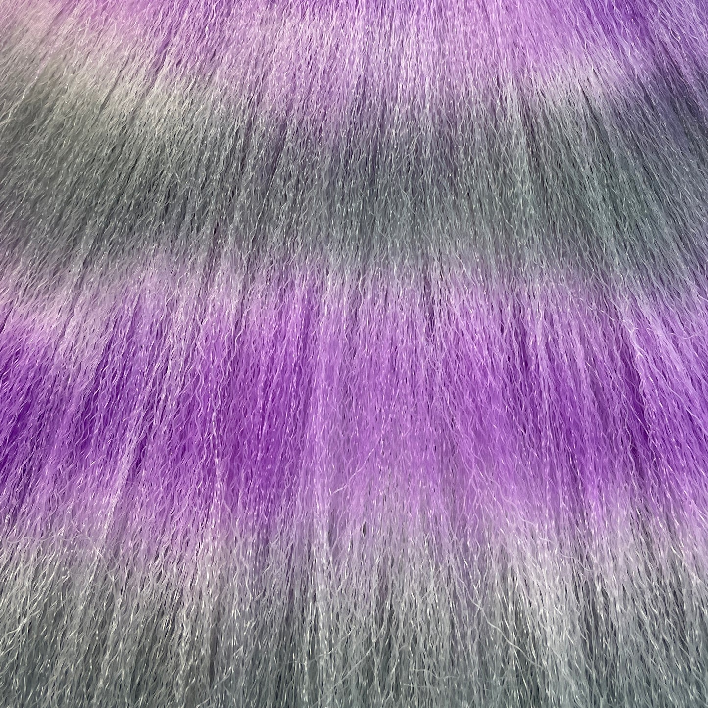 SPECIALTY DYED CRIMPED NYLON HAIR 8"