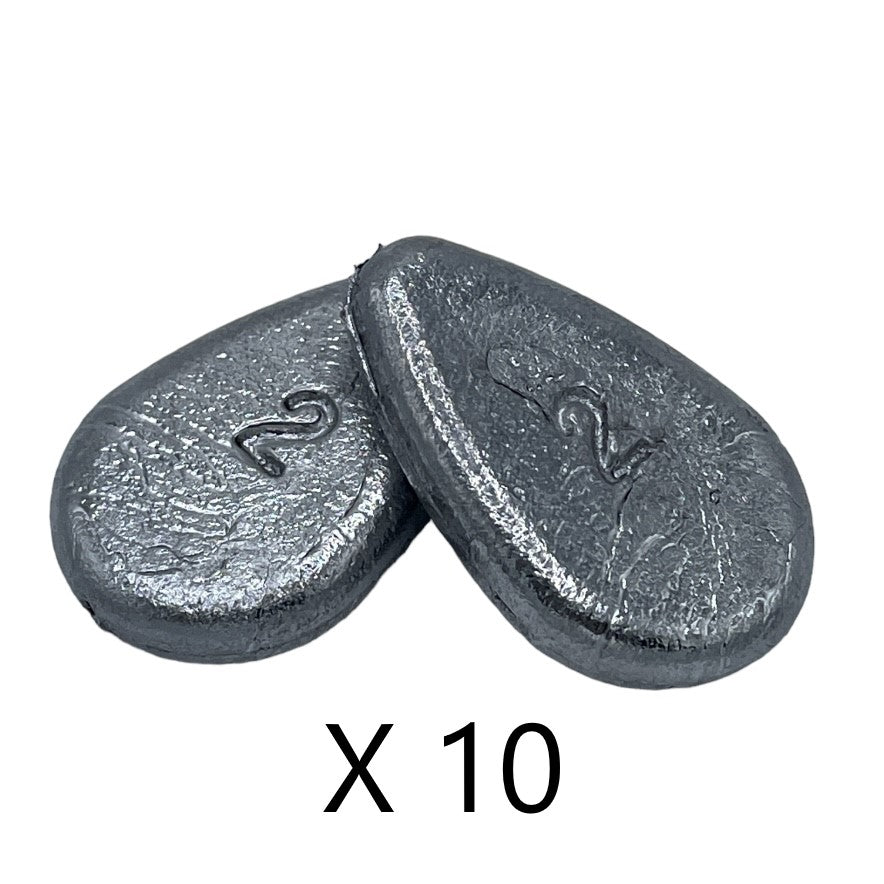 No Roll Sinkers for Fishing Rig Making