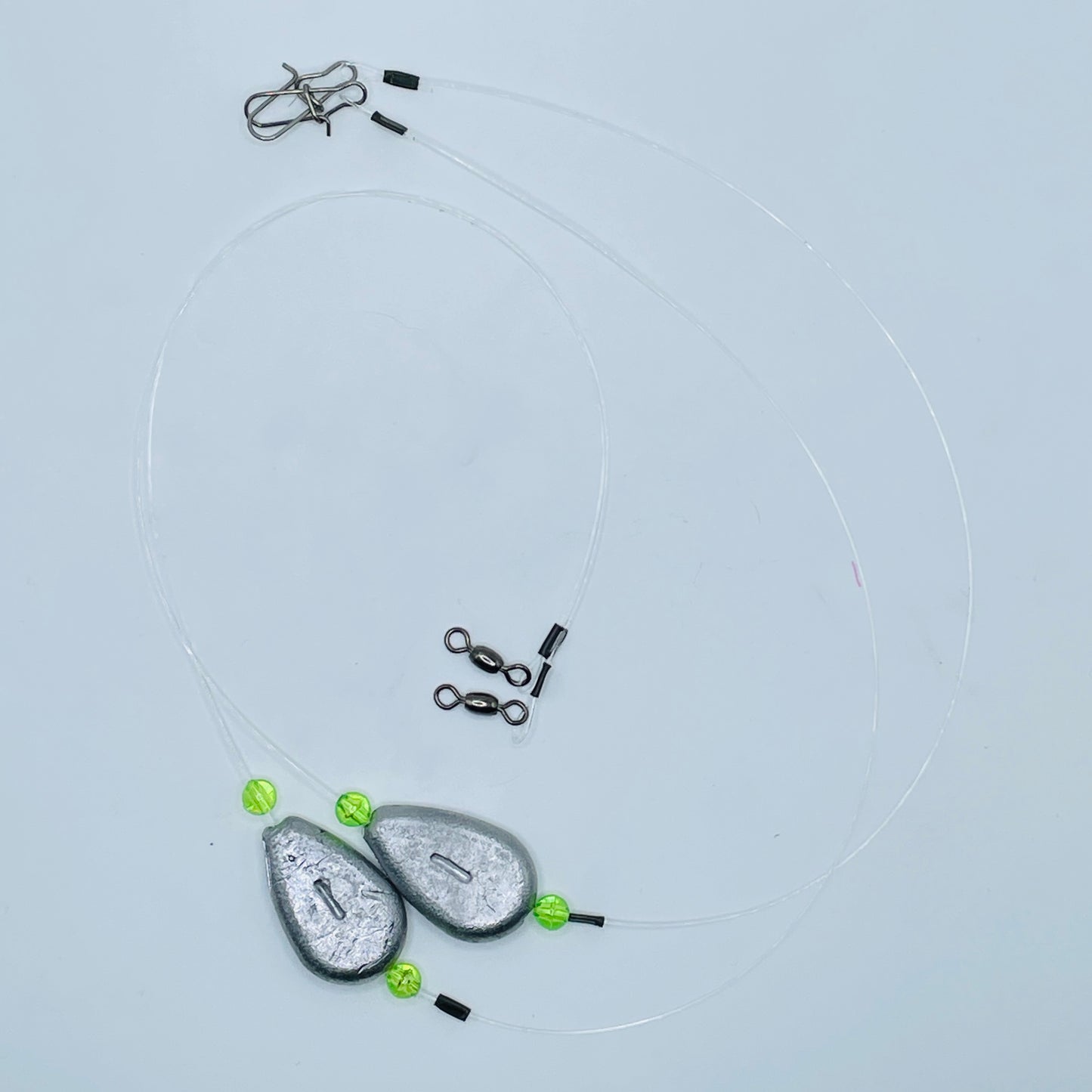 24" Bait Rigs 2pk 30#-80# Monofilament Fish Finder rigs