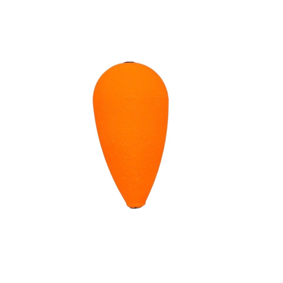 Bulk 4" pear floats with metal eyelets multiple color options