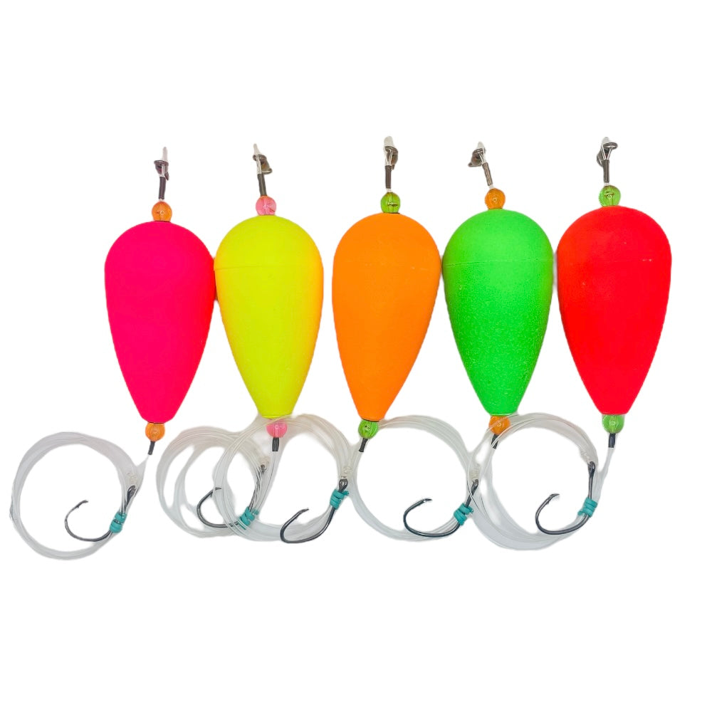 TARPON PRE-RIGGED FLUOROCARBON LIVE BAIT FLOAT RIG 6/0 TROKAR