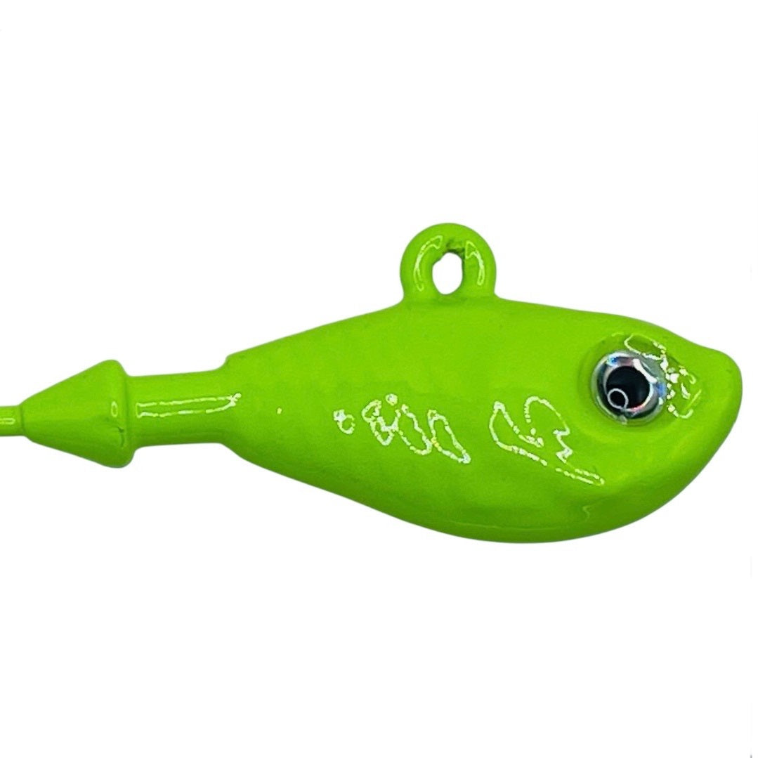 Crazy Green Feathered Cobia Jig 8/0 hook