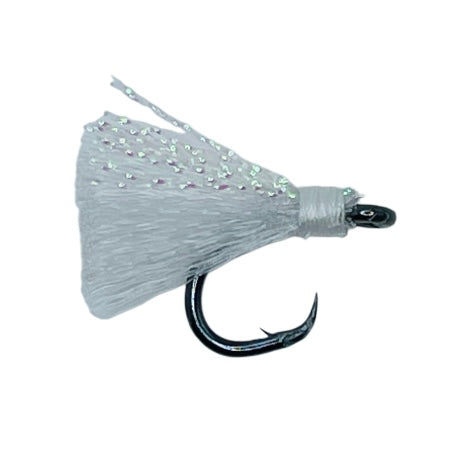 Premium Nylon Pompano Teasers #2 black nickel circle hook 2pk to 25pk