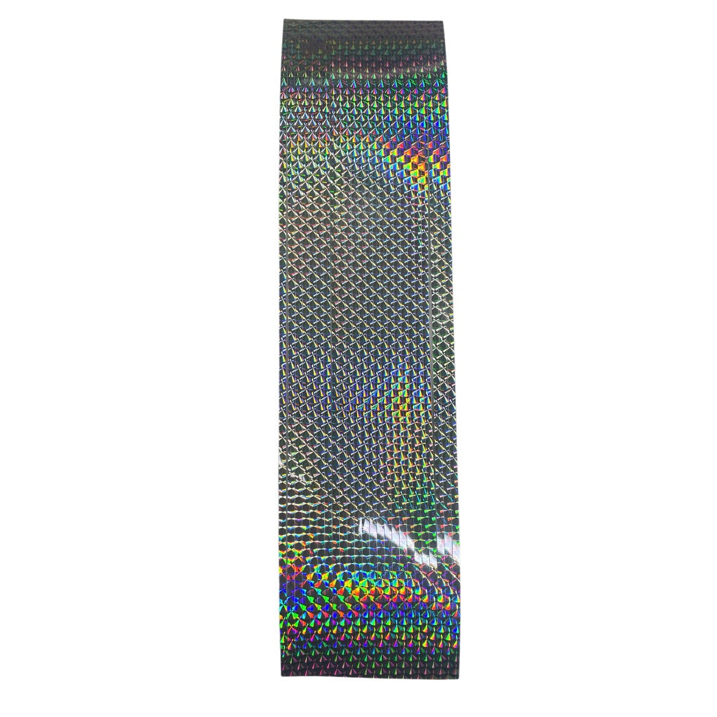 12" Heavy Mylar Holographic Skirts With Adhesive Stripe 1pk or 3pk Flash