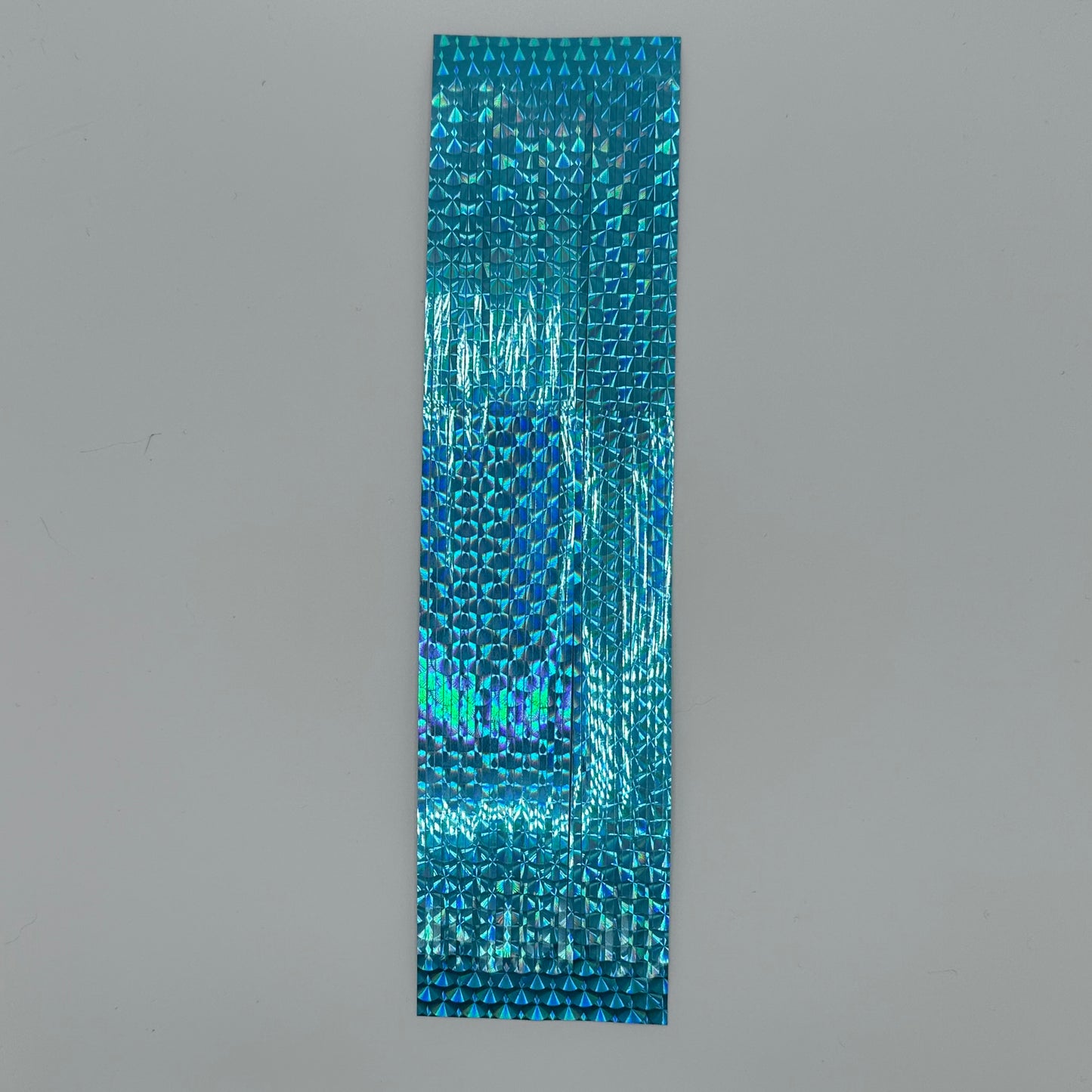 8" Heavy Mylar Holographic Skirts With Adhesive Stripe 3pc Flash