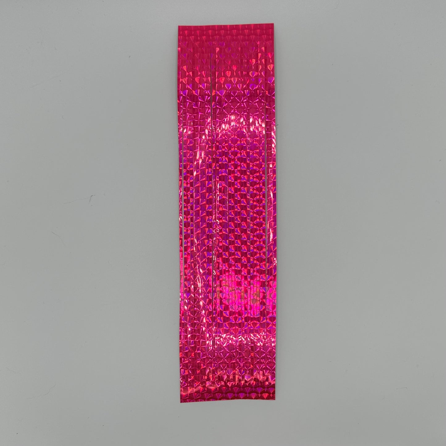 8" Heavy Mylar Holographic Skirts With Adhesive Stripe 3pc Flash
