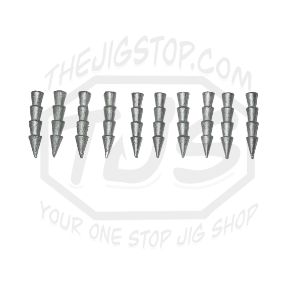 1/8OZ LEAD NAIL WEIGHT 10-50PK PERFECT FOR SWIMBAITS