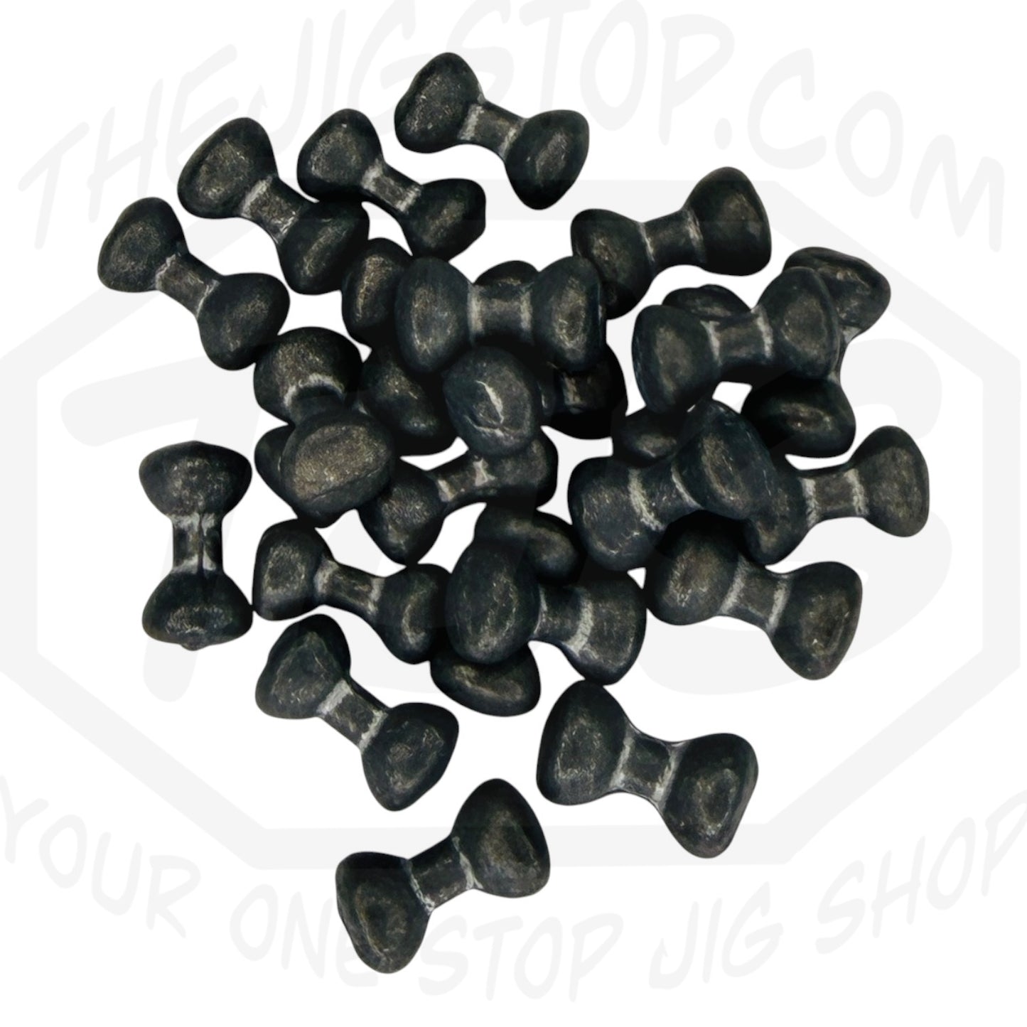 24pk LEAD DUMBBELL EYES FOR FLY TYING 1/200oz - 1/10oz