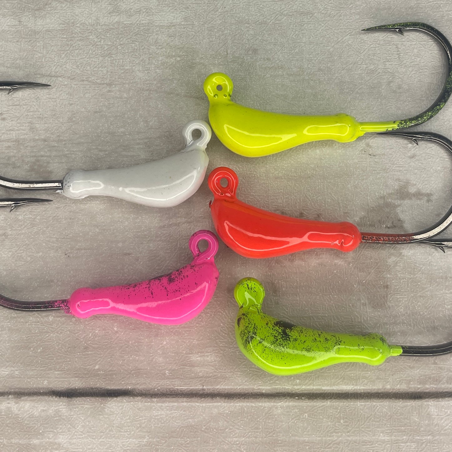 "Banana" Jig tying heads