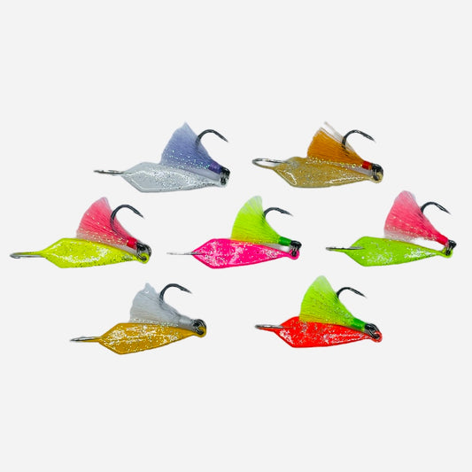 GLITTER Pompano jig with teasers 1pk or 5pk