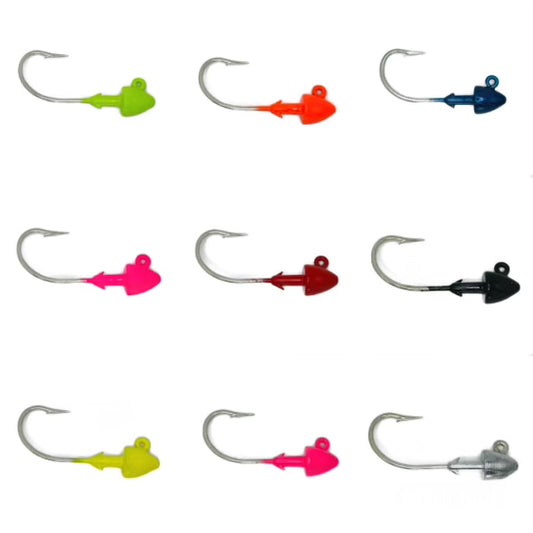 8/o Bullet Jig short and long shank hooks 2pk