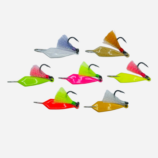 SOLID Pompano jig with teasers 1pk or 5pk