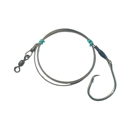 LBSF CASTING 350# CABLE SHARK RIG 12/0 CIRCLE HOOK