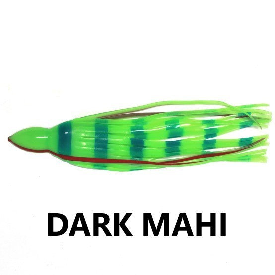 20PK OF 6.5" Octopus skirts for trolling lure replacement and building diy luremaking and jig tying