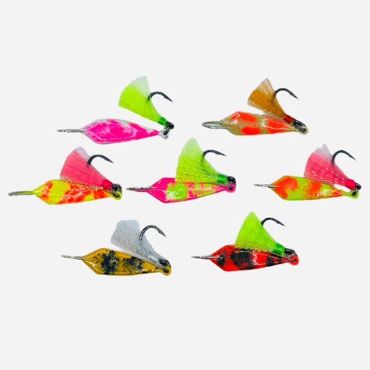 Speckled Pompano jig with teasers 1pk or 5pk
