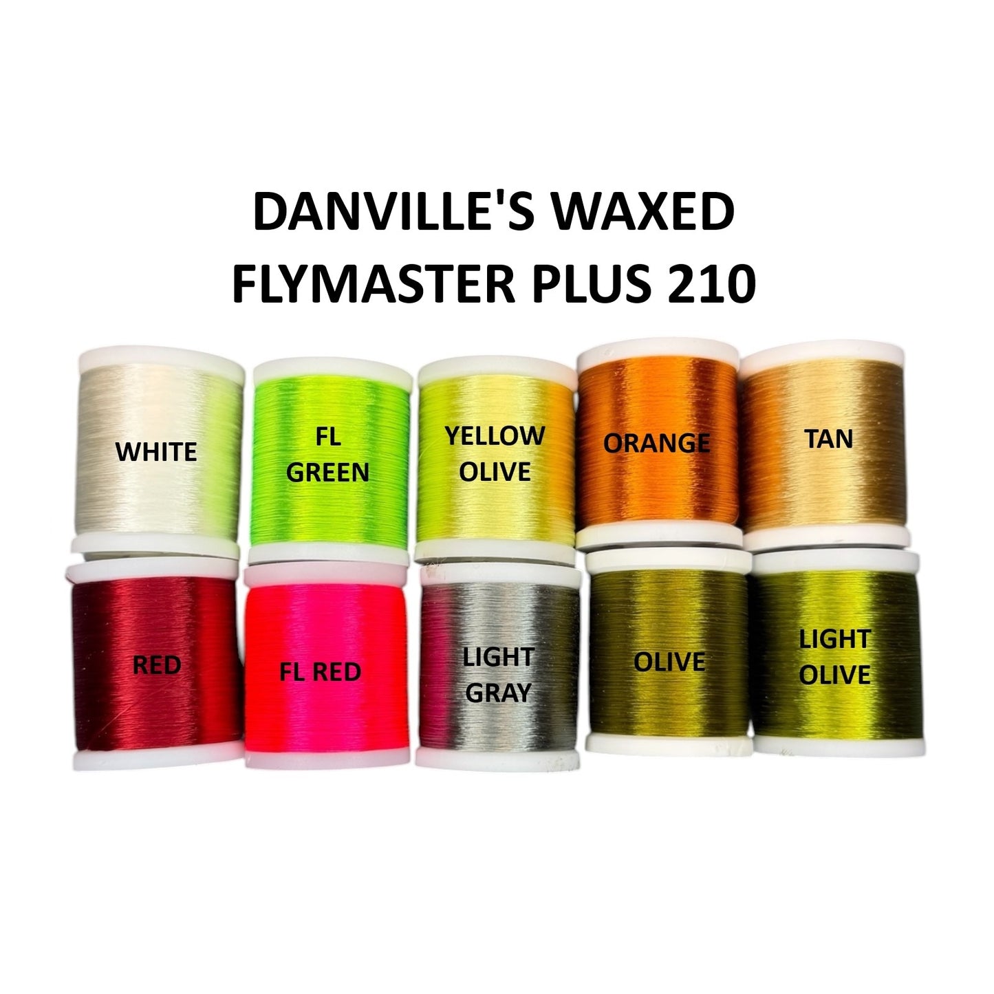 DANVILLE'S WAXED FLYMASTER PLUS 100YD SPOOL 210 DENEIR