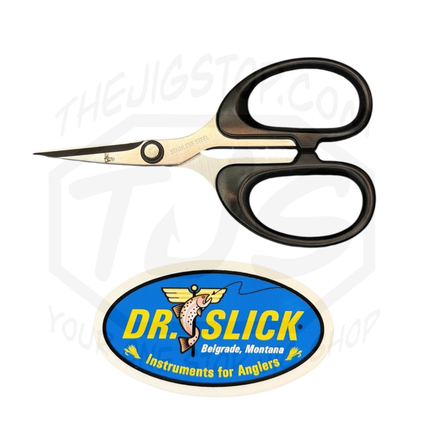 DR SLICK'S 5" SYNTHETIC SCISSORS. STAINLESS STEEL GREAT FOR NYLON