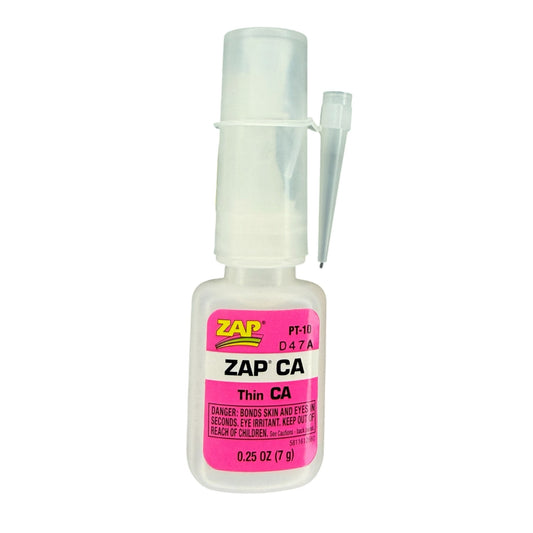 ZAP A GAP THIN CA GLUE. GREAT FOR TYING NATURALS