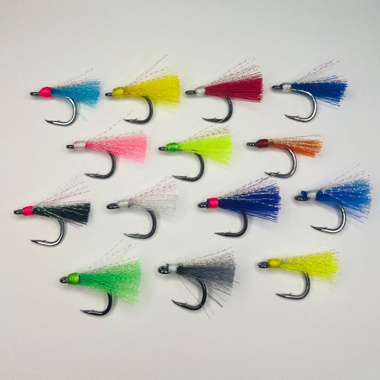 Pompano surf teasers 3pk multiple colors multiple hooks