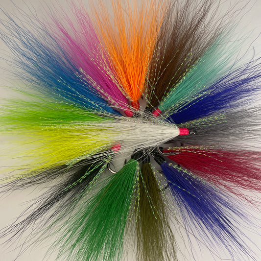 Bucktail teaser hooks multiple hook options