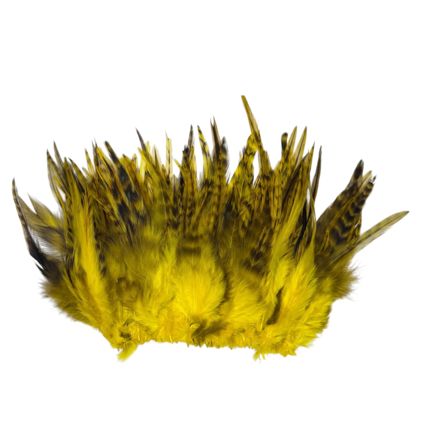 PREMIUM GRIZZLY SADDLE FEATHERS 4-6"