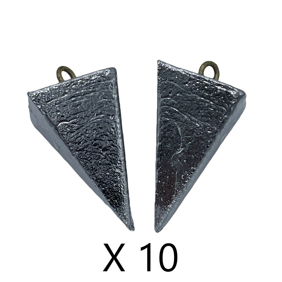 Pyramid sinkers 2pk -10 pk for Fishing Rig Making