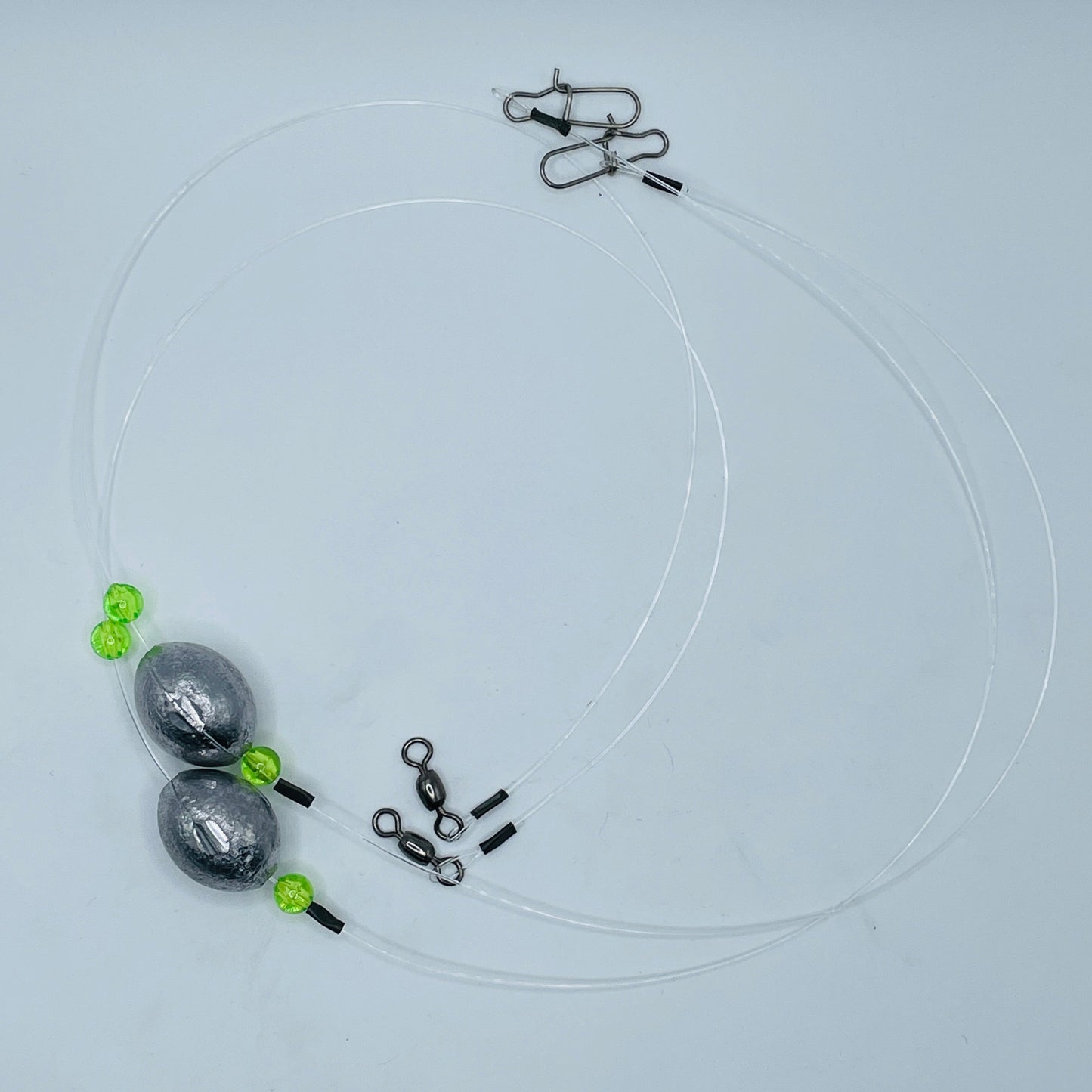 24" Bait Rigs 2pk 30#-80# Fluorocarbon Fish Finder rigs