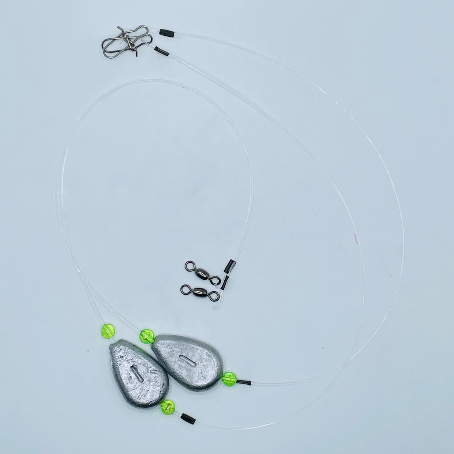24" Bait Rigs 2pk 30#-80# Fluorocarbon Fish Finder rigs