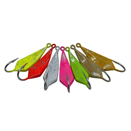 GLITTER POMPANO JIGS 3PK