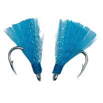 Premium Nylon Dyed Pompano Teasers #2 nickel hook 2pk to 25pk