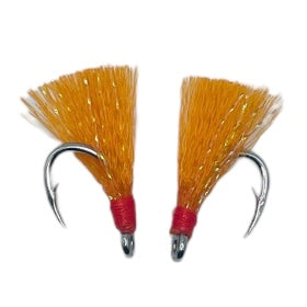 Premium Nylon Dyed Pompano Teasers #2 nickel hook 2pk to 25pk