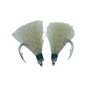Premium Nylon Dyed Pompano Teasers #2 nickel hook 2pk to 25pk