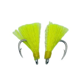Premium Nylon Dyed Pompano Teasers #2 nickel hook 2pk to 25pk
