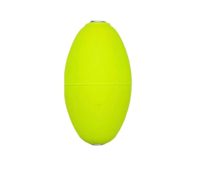 Bulk 2.5" oval floats with metal eyelets multiple color options