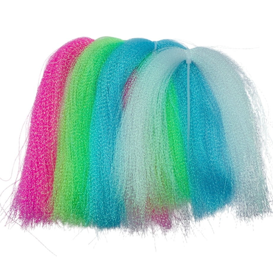 Crystal Flash jig and fly tying material