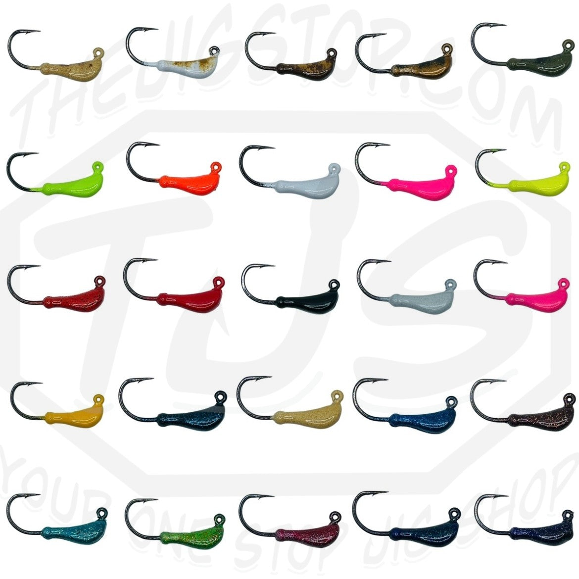 BANANA bait jigs and tying heads 1/8oz - 1/2oz 5PK - 25PK