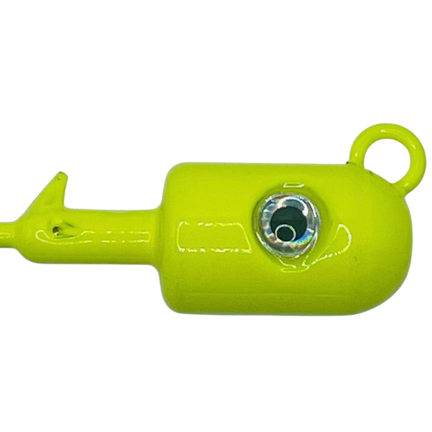 Big Bullet jig for grubs and plastics 8/0 and 9/0 hooks available