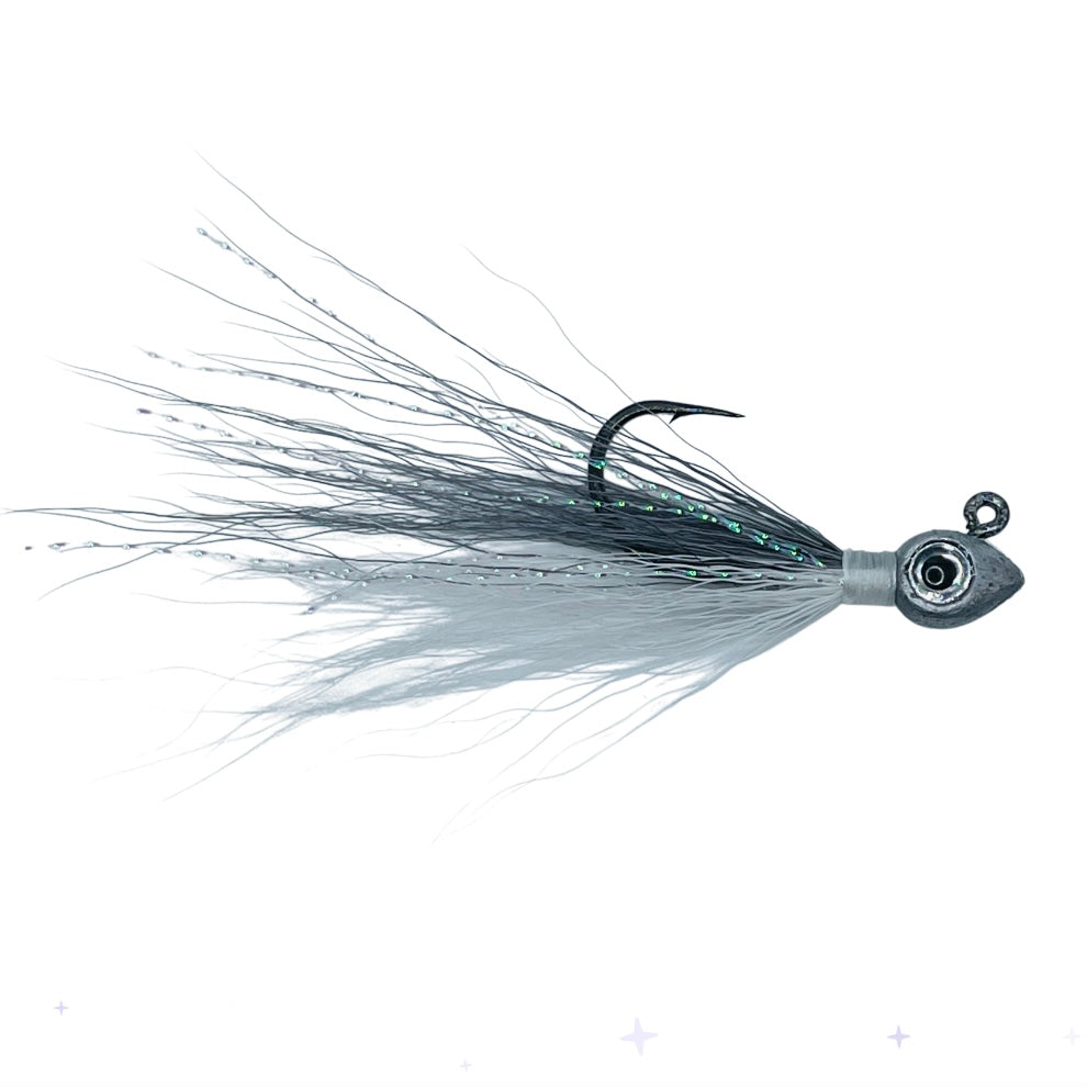 BIG EYE MINNOW JIG 1/8OZ - 3/4OZ BUCKTAIL FLASH JIG