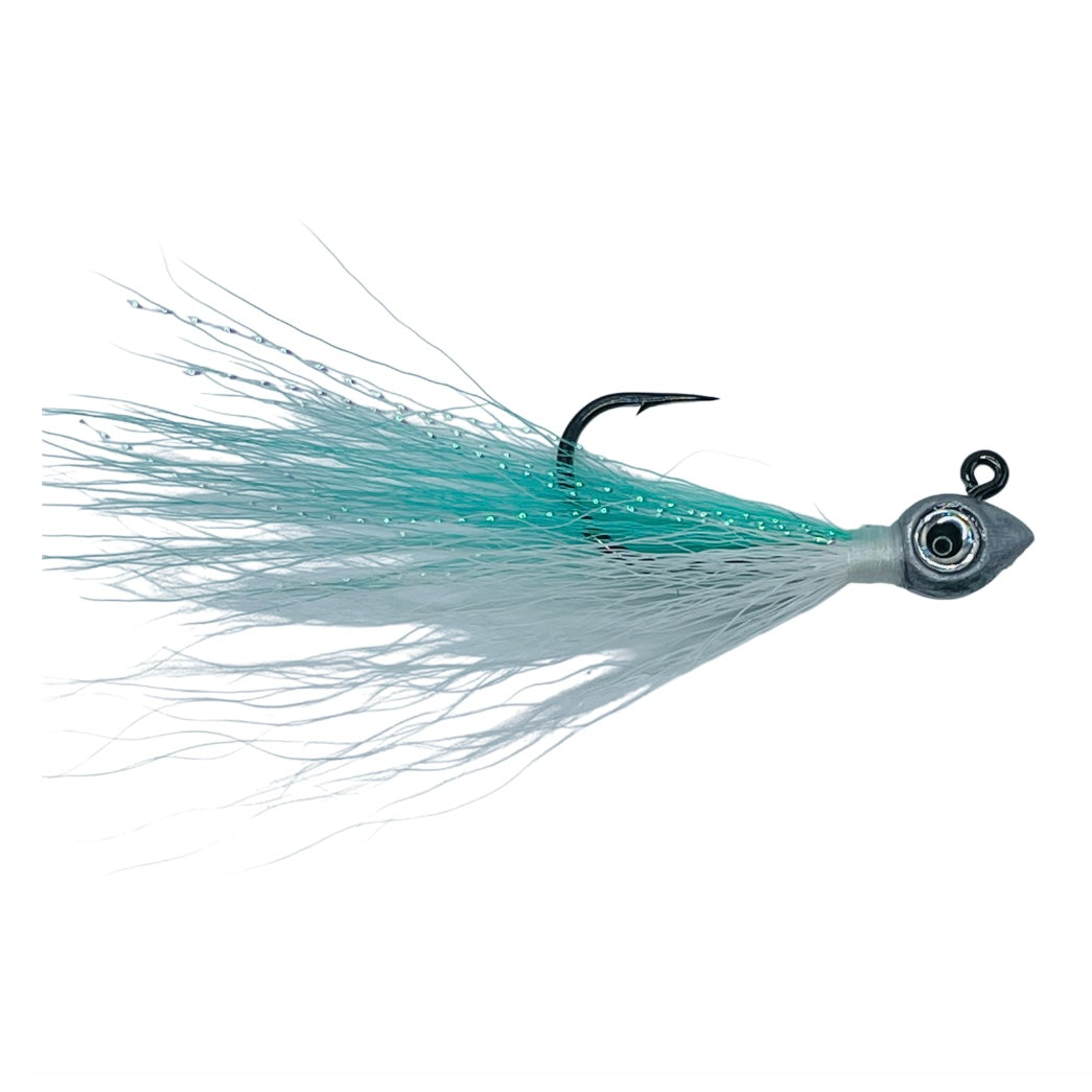 BIG EYE MINNOW JIG 1/8OZ - 3/4OZ BUCKTAIL FLASH JIG