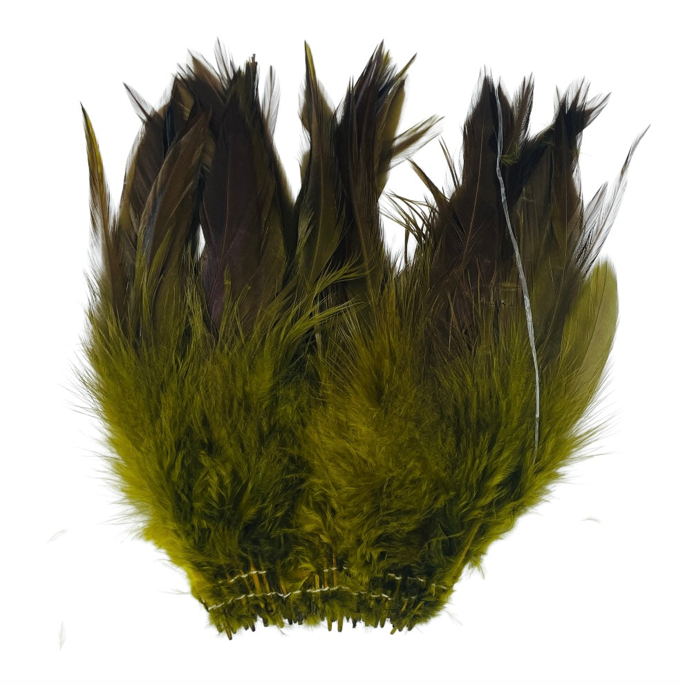 5"-7" strung saddle feathers approx. 1/4oz