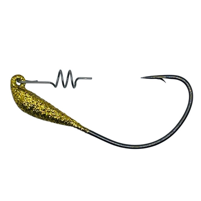 THE ORIGINAL "TRICK HOOK" 3/0 forward weighted weedless swimbait hook