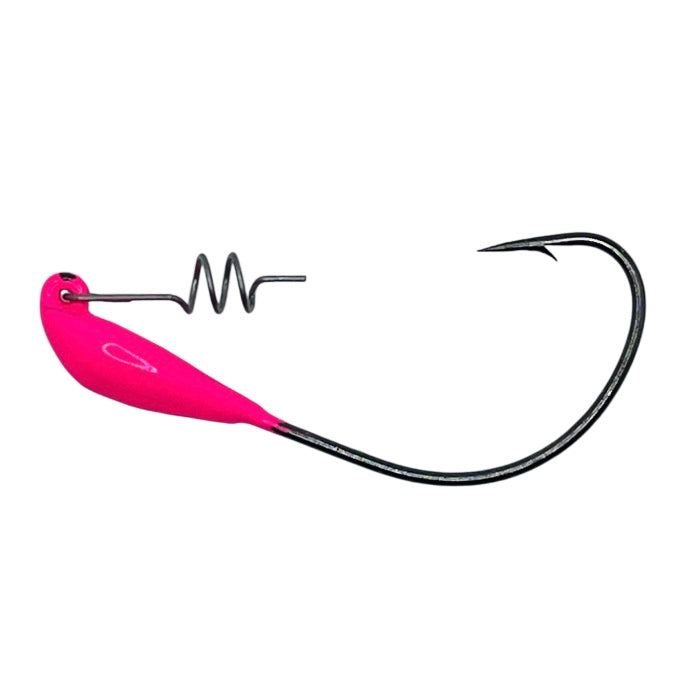 THE ORIGINAL "TRICK HOOK" 3/0 forward weighted weedless swimbait hook