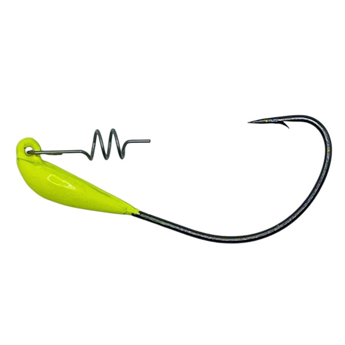THE ORIGINAL "TRICK HOOK" 3/0 forward weighted weedless swimbait hook