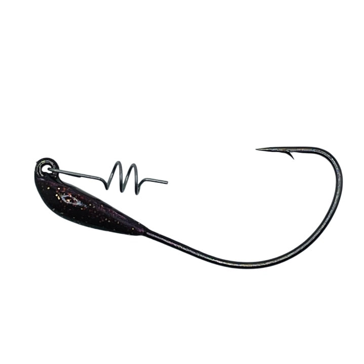 THE ORIGINAL "TRICK HOOK" 3/0 forward weighted weedless swimbait hook