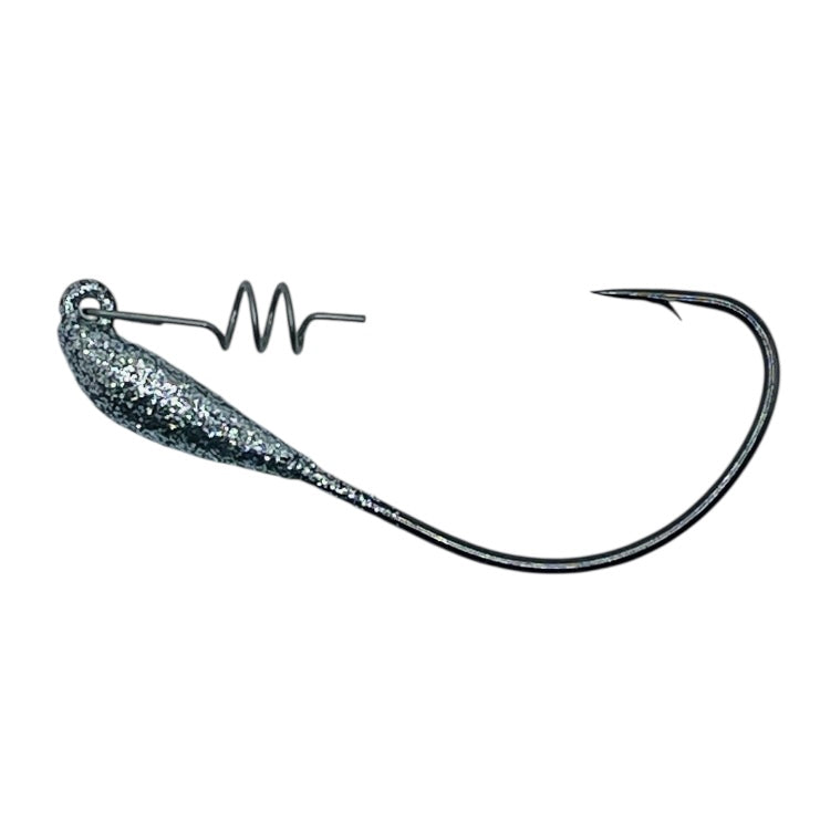 THE ORIGINAL "TRICK HOOK" 3/0 forward weighted weedless swimbait hook