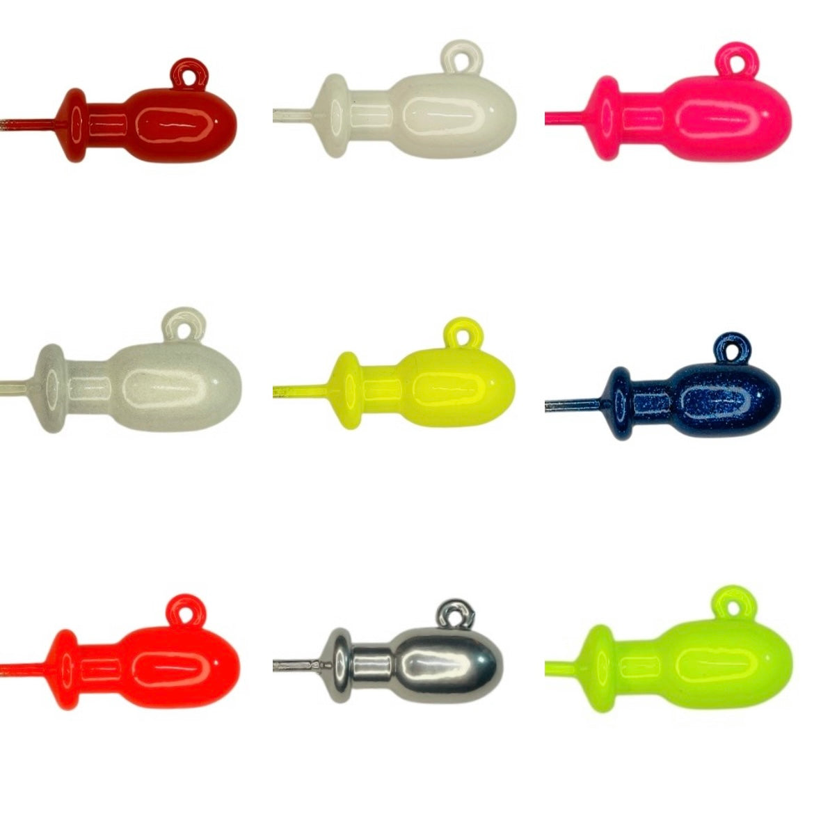 BASIC BIG FLARE BULLET 1/2OZ - 3OZ 8/0 MUSTAD HOOK – THEJIGSTOP