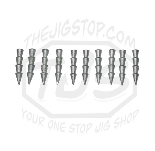 1/8OZ LEAD NAIL WEIGHT 10-50PK PERFECT FOR SWIMBAITS