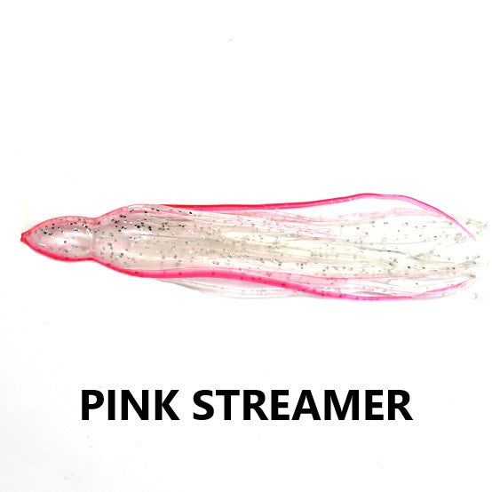 5PK OF 8.5" Octopus skirts for trolling lure replacement and building diy luremaking and jig tying