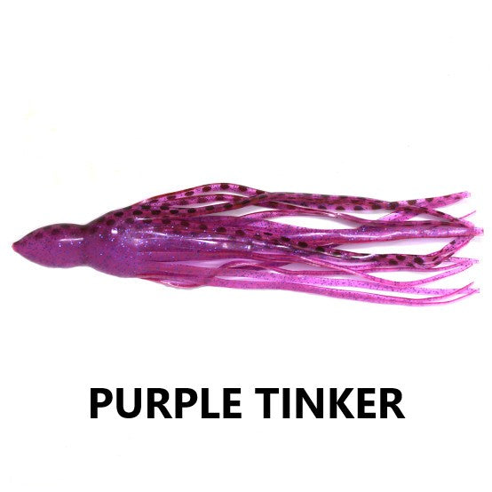 20PK OF 6.5" Octopus skirts for trolling lure replacement and building diy luremaking and jig tying